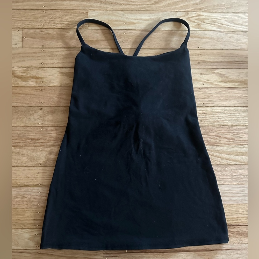 Lululemon black tank top. Size 8.